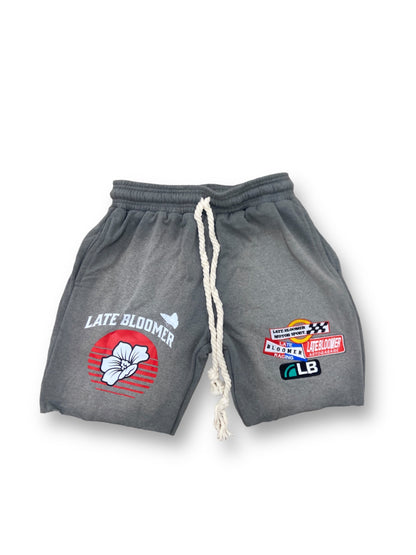 "Racer"Sweat Shorts (GRAY)