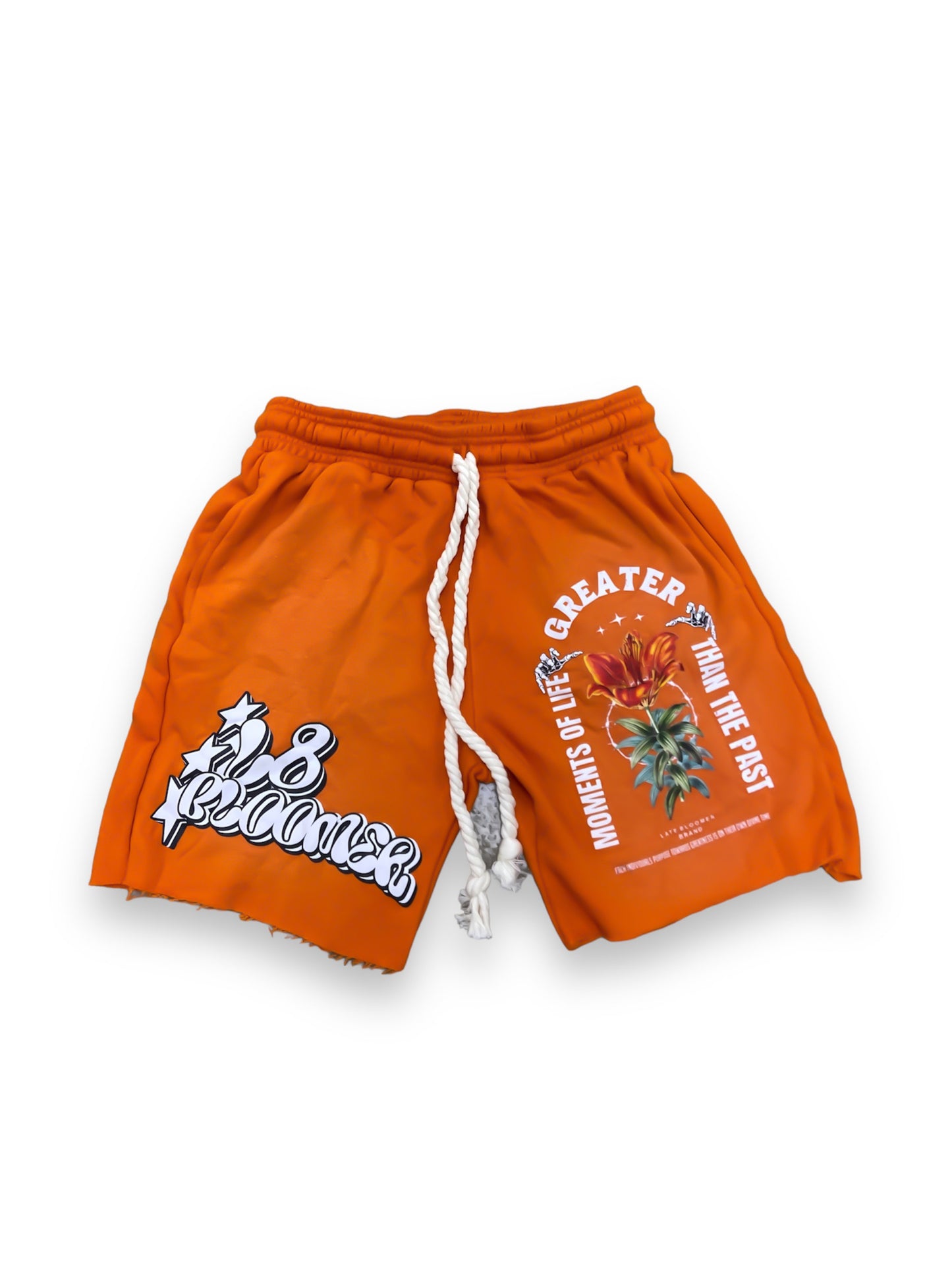 "L8 Bloomer" Sweat Shorts (ORANGE)