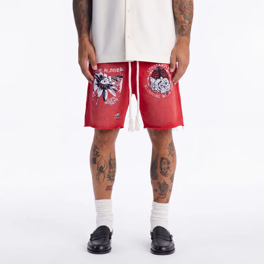 "Blooming With Time" Sweat Shorts